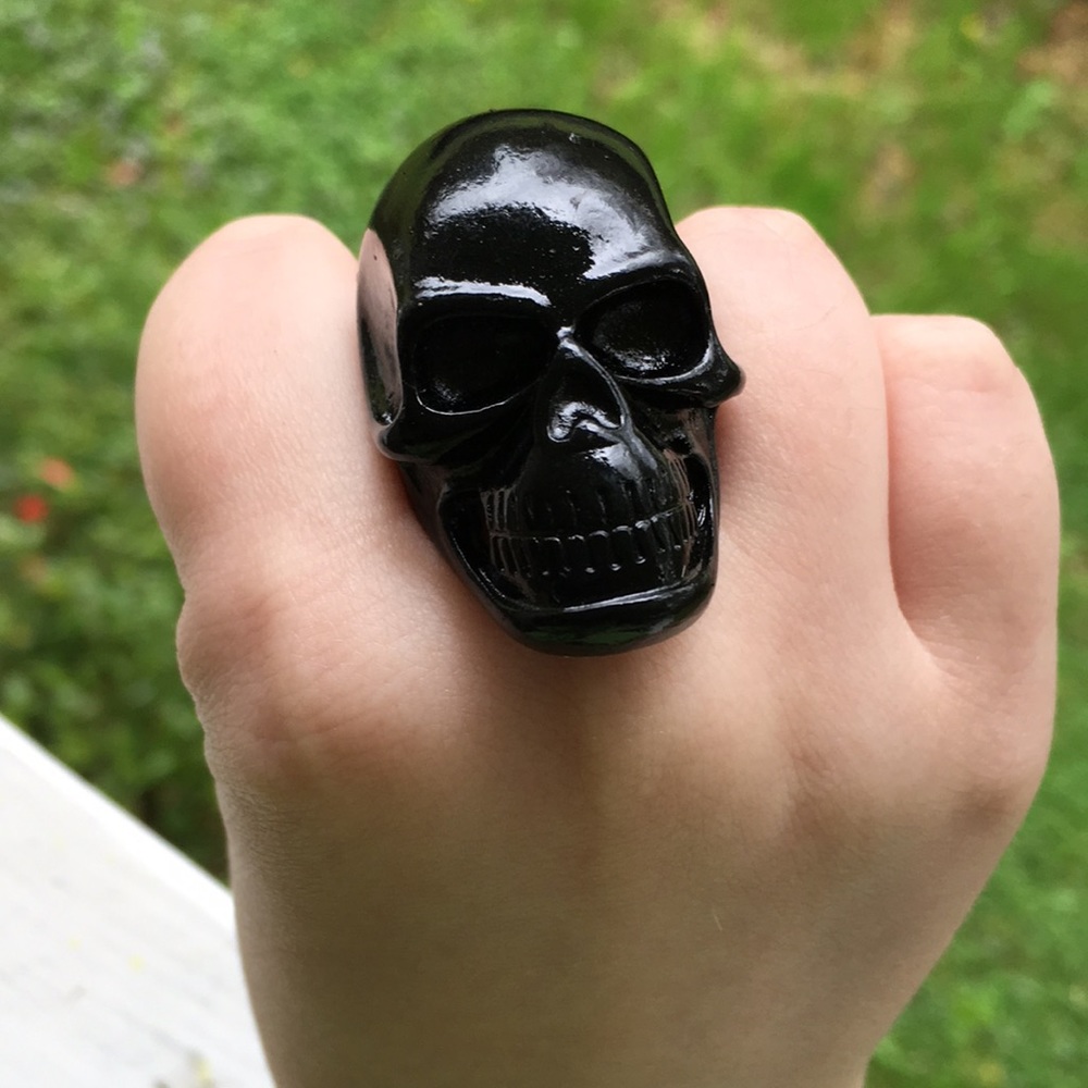 💀Large skull ring💀